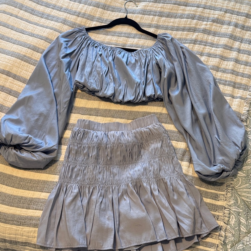 Elegant Blue Women's Skirt